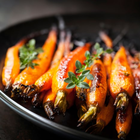 Fried carrots