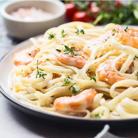 Shrimp pasta