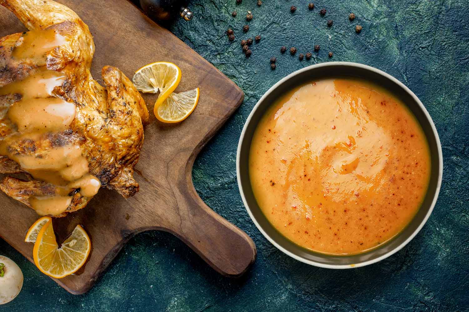 Country Honey Mustard-Smoked Black Pepper BBQ Sauce