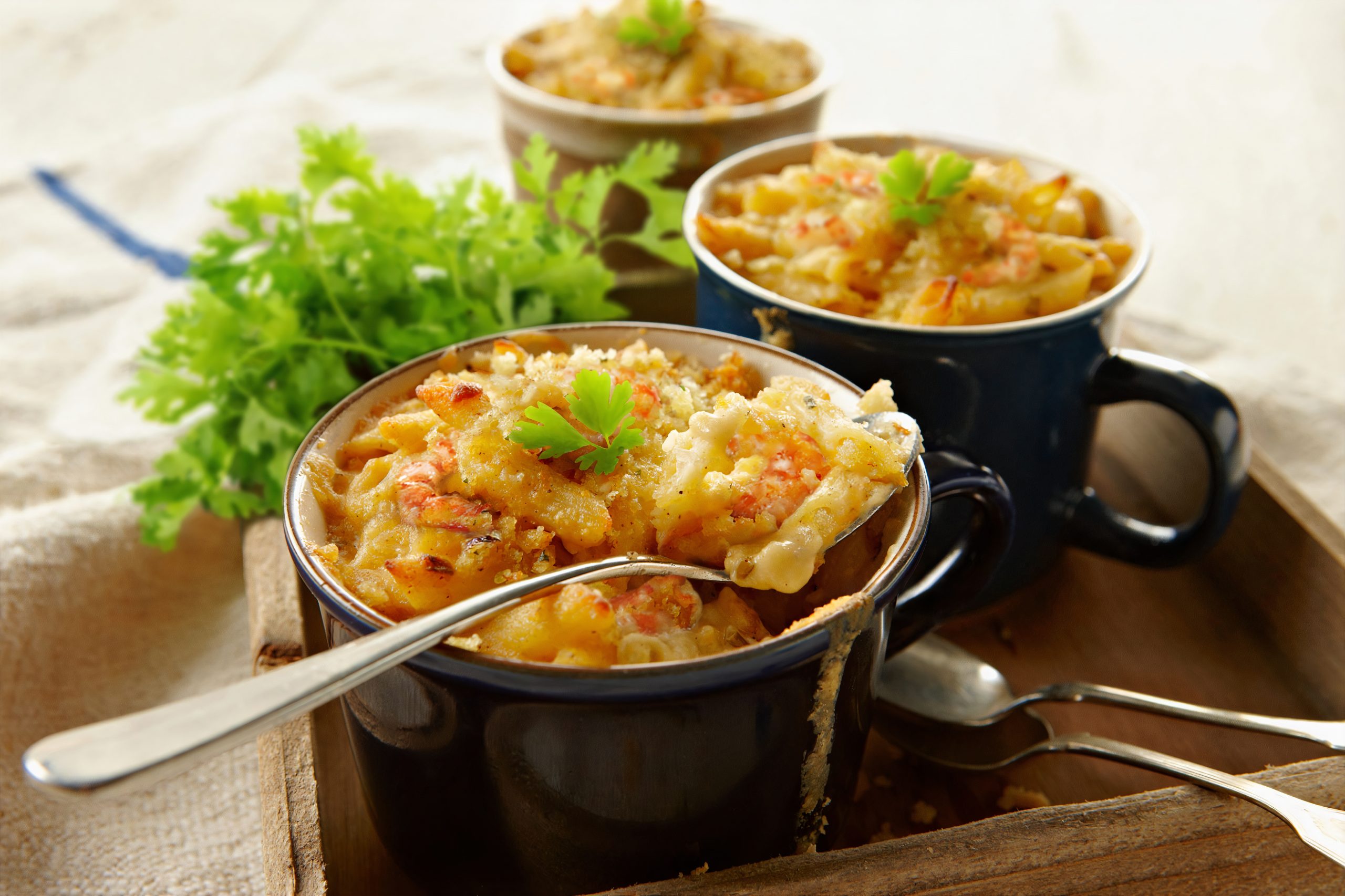 Grilled Shrimp Mac and Cheese