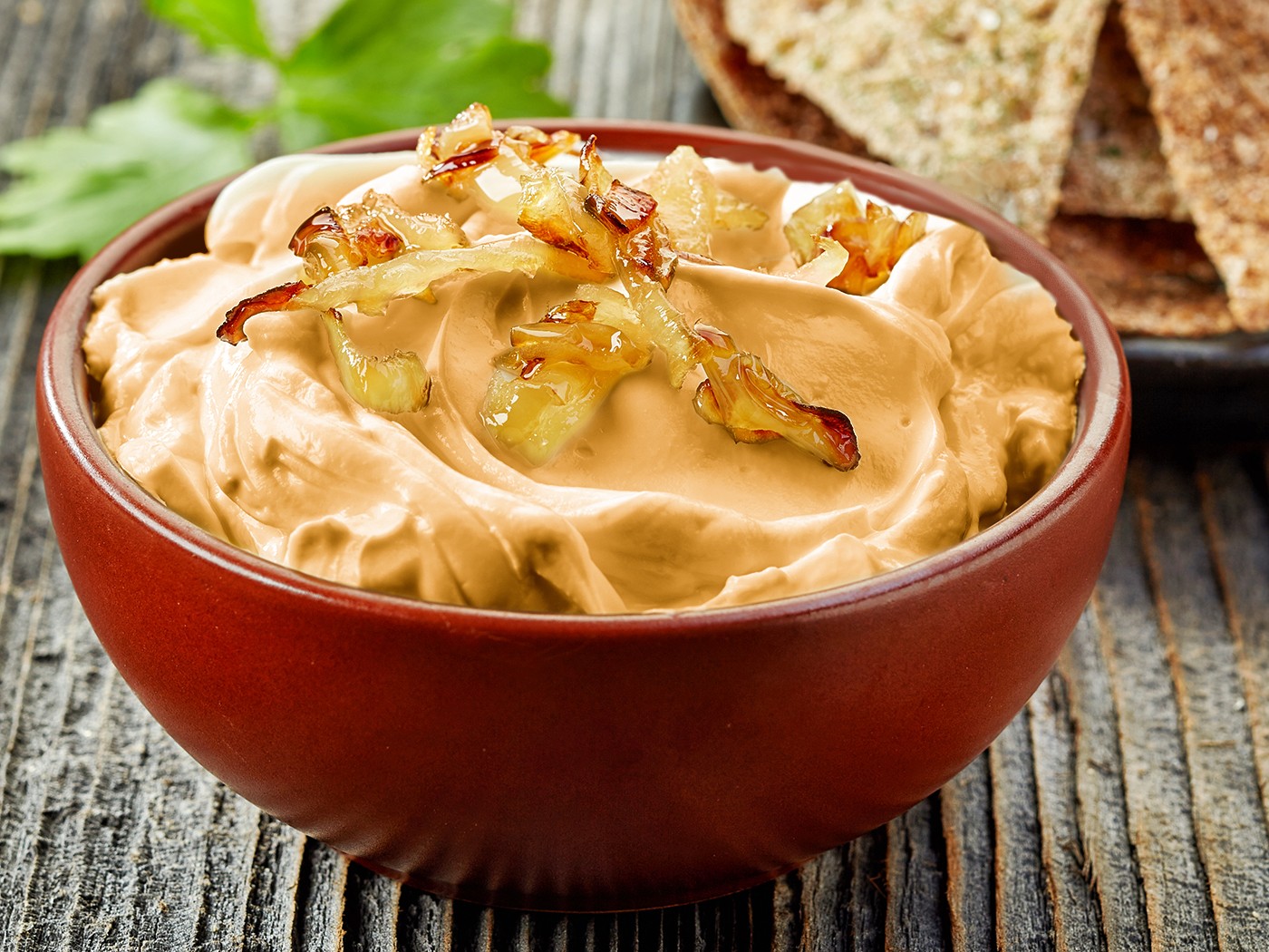 Caramelized Onion-Applewood Bacon BBQ Ranch Dressing
