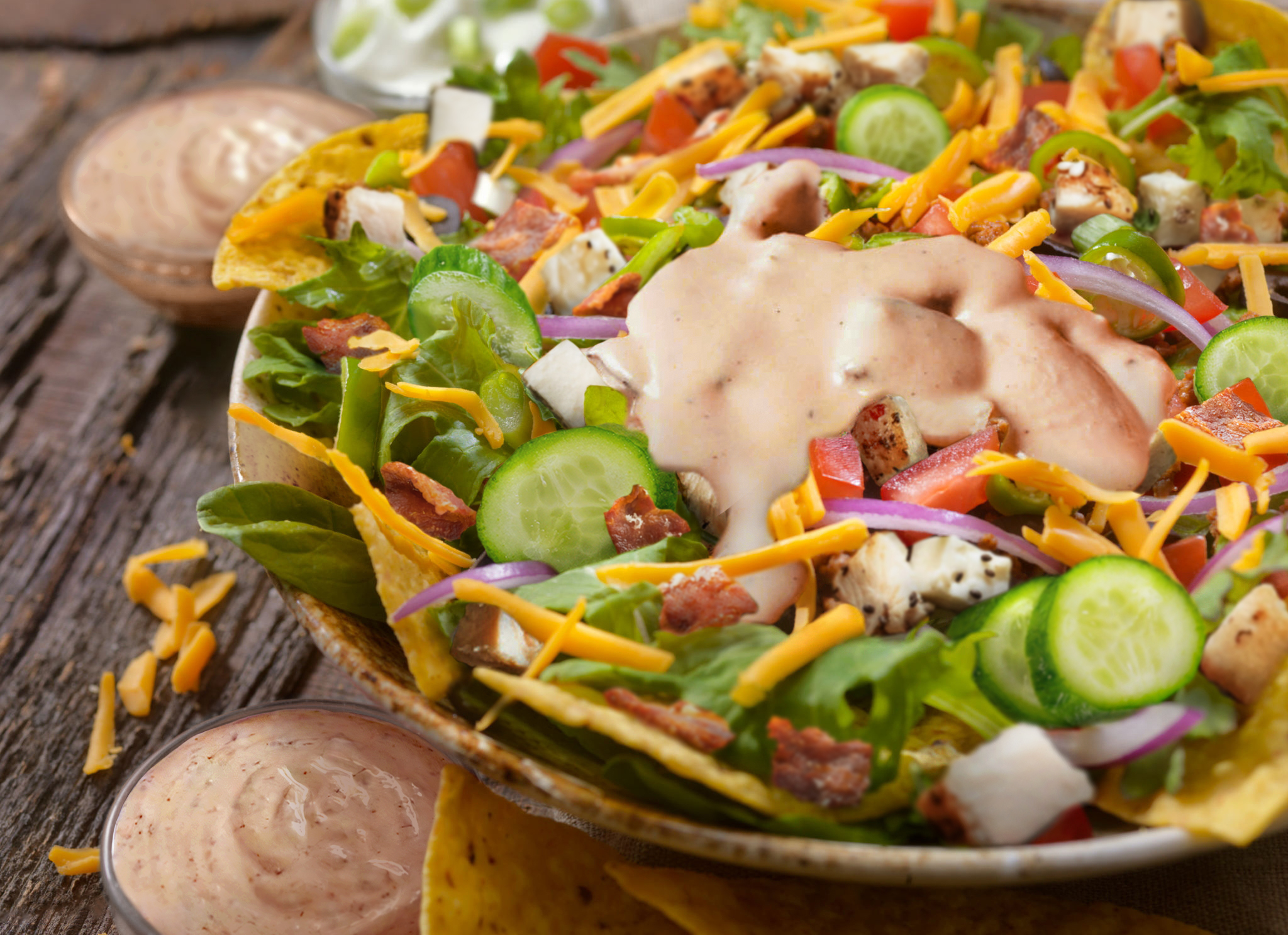 Salsa Ranch Chicken Salad