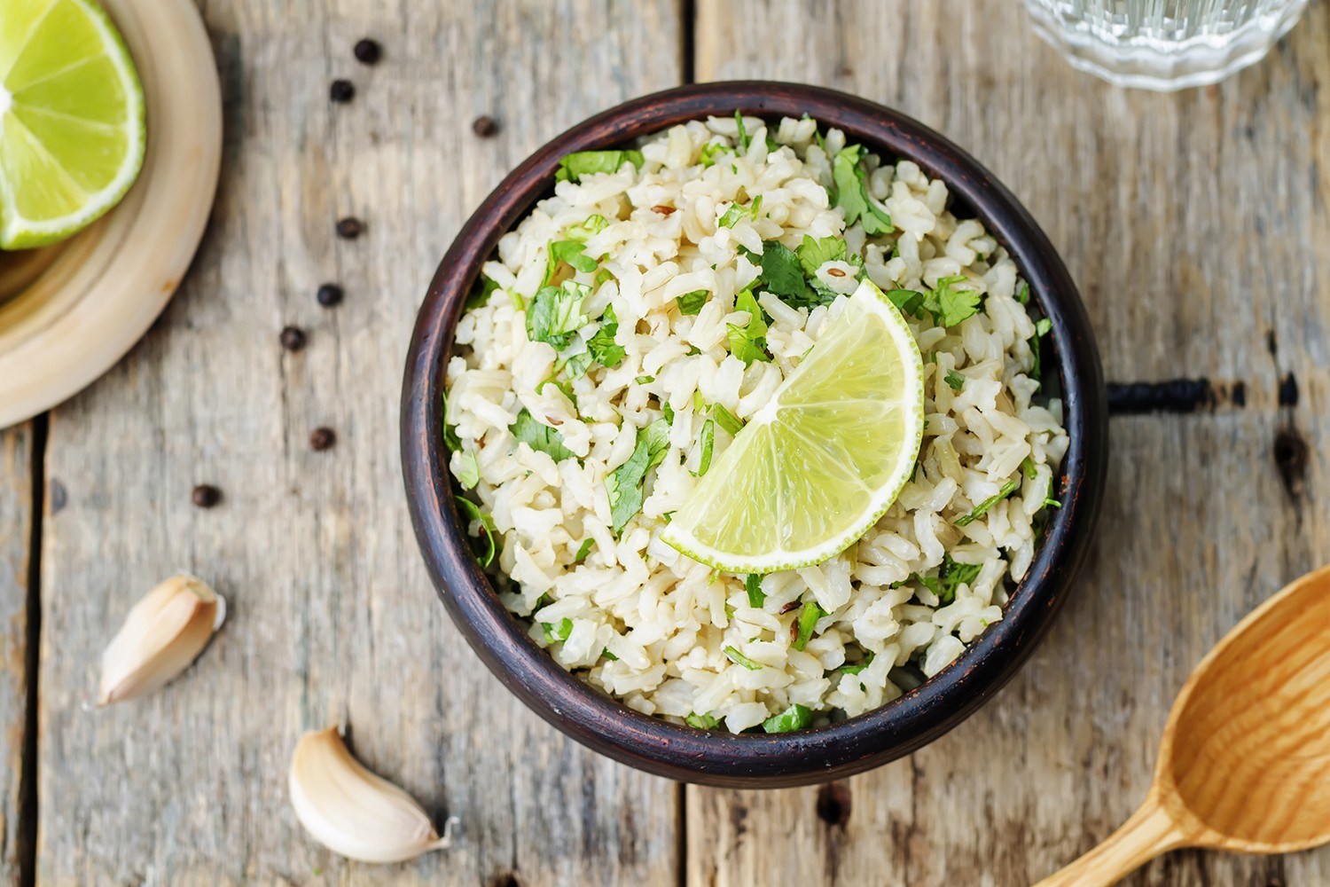 Cilantro- Roasted Garlic Rice