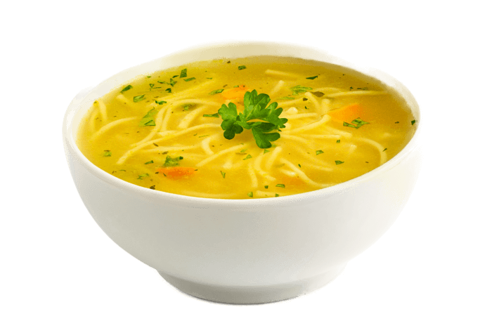 Curried Carrot Soup with Noodles