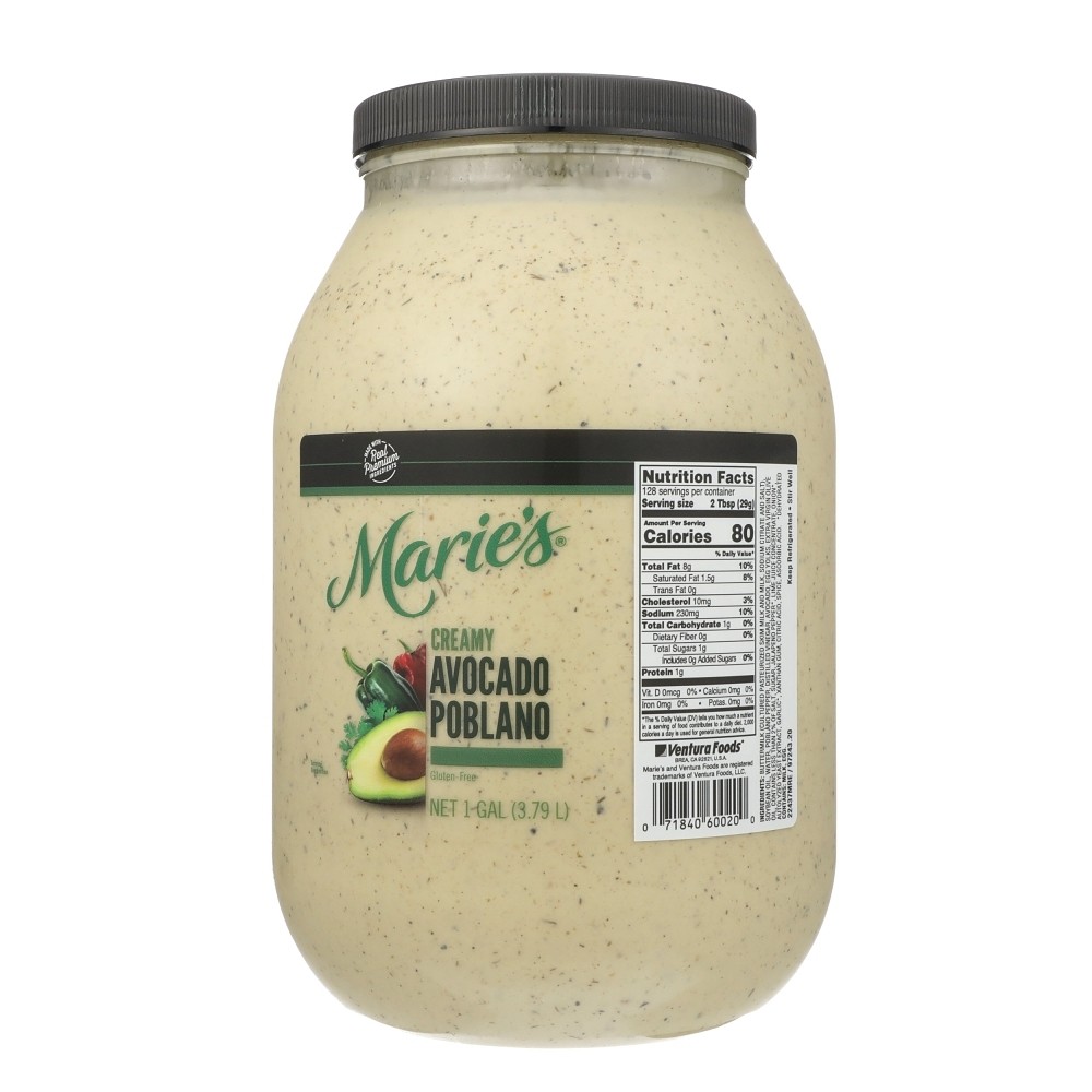 Product image for : Marie's Creamy Avocado Poblano (Ref.)