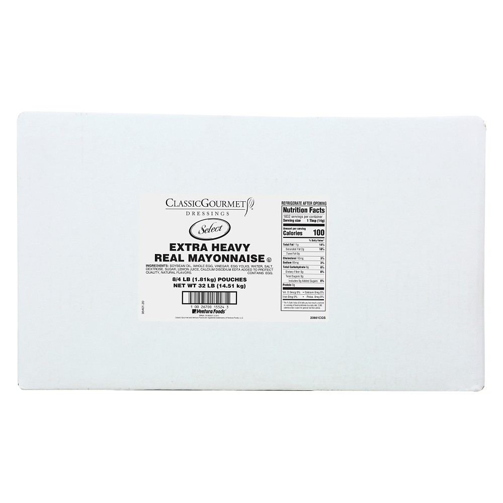 Product image for : Classic Gourmet Select Extra Heavy Real Mayonnaise (SS)