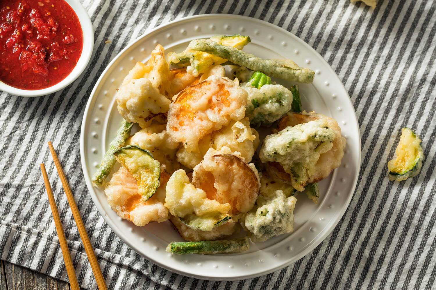 Tempura Fried Garden Vegetables