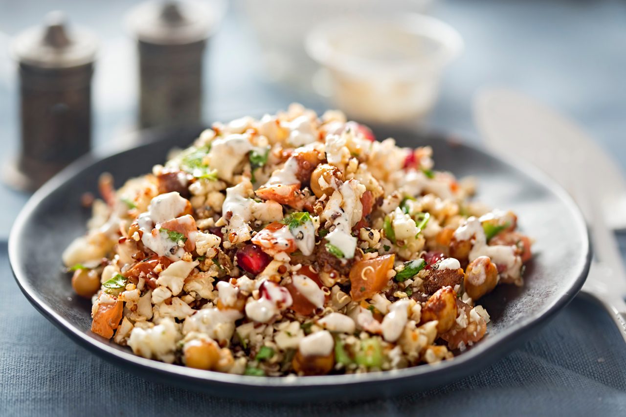 Cauliflower- Quinoa Plant Based Chorizo Rice