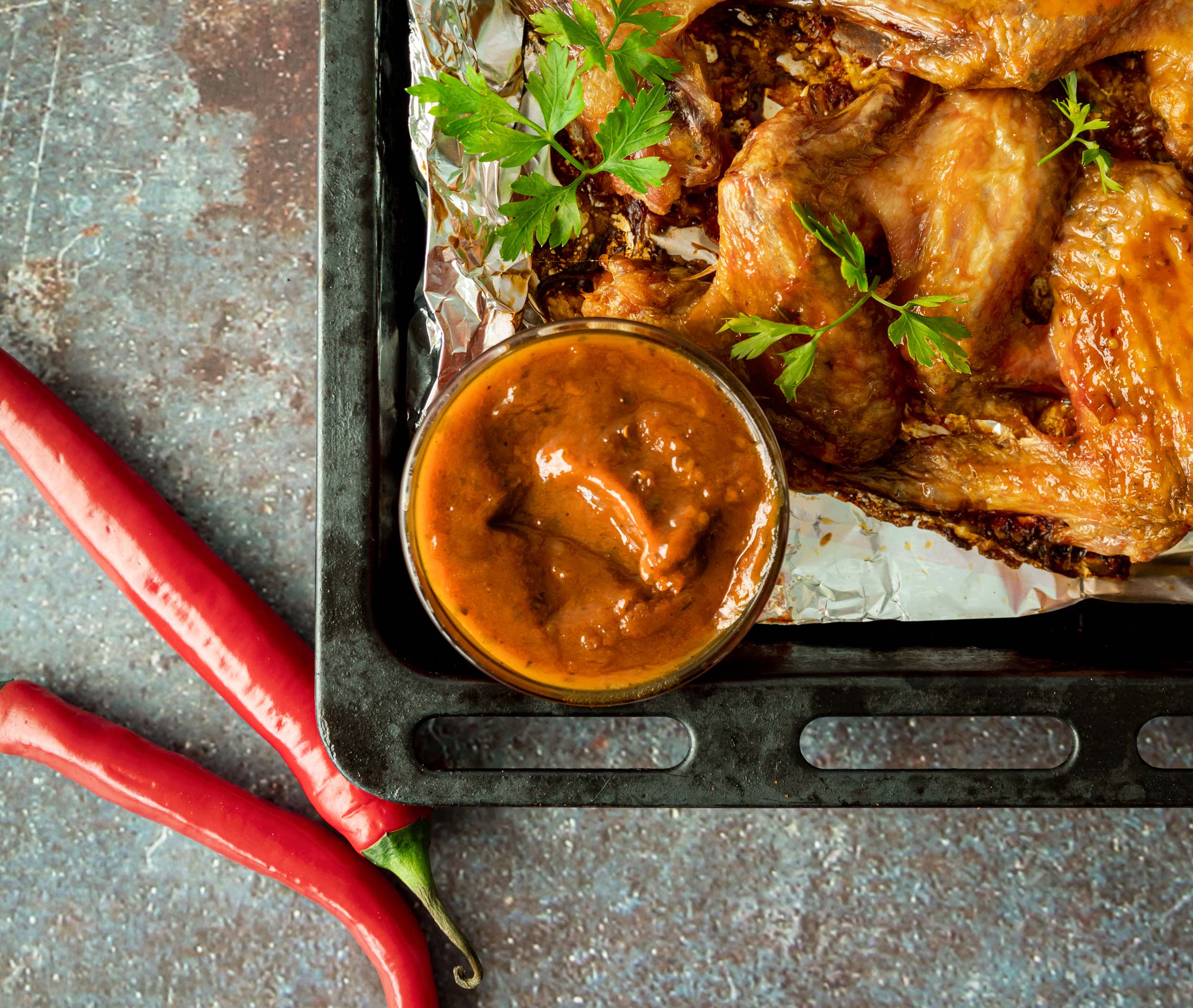 Curry Mango Sweet and Smoky BBQ Sauce
