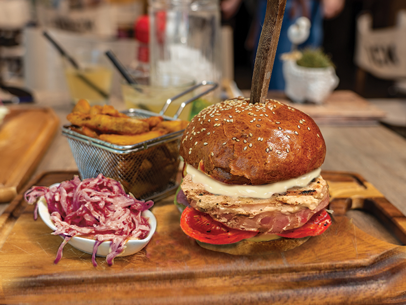 Ahi Tuna Burger