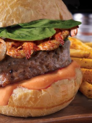 The Peppered Gator Burger