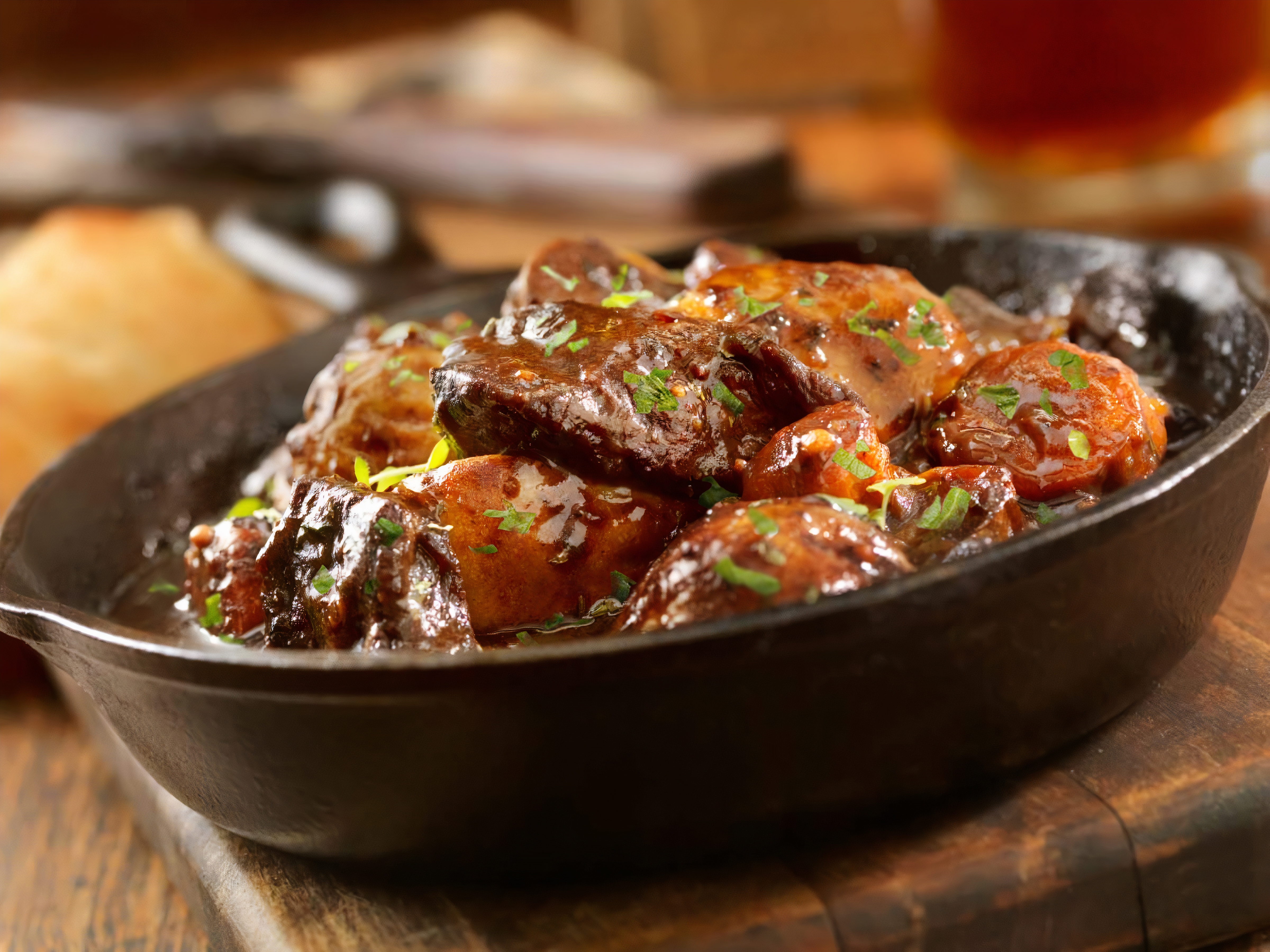 Braised Short Rib in Guajillo Chili Sauce