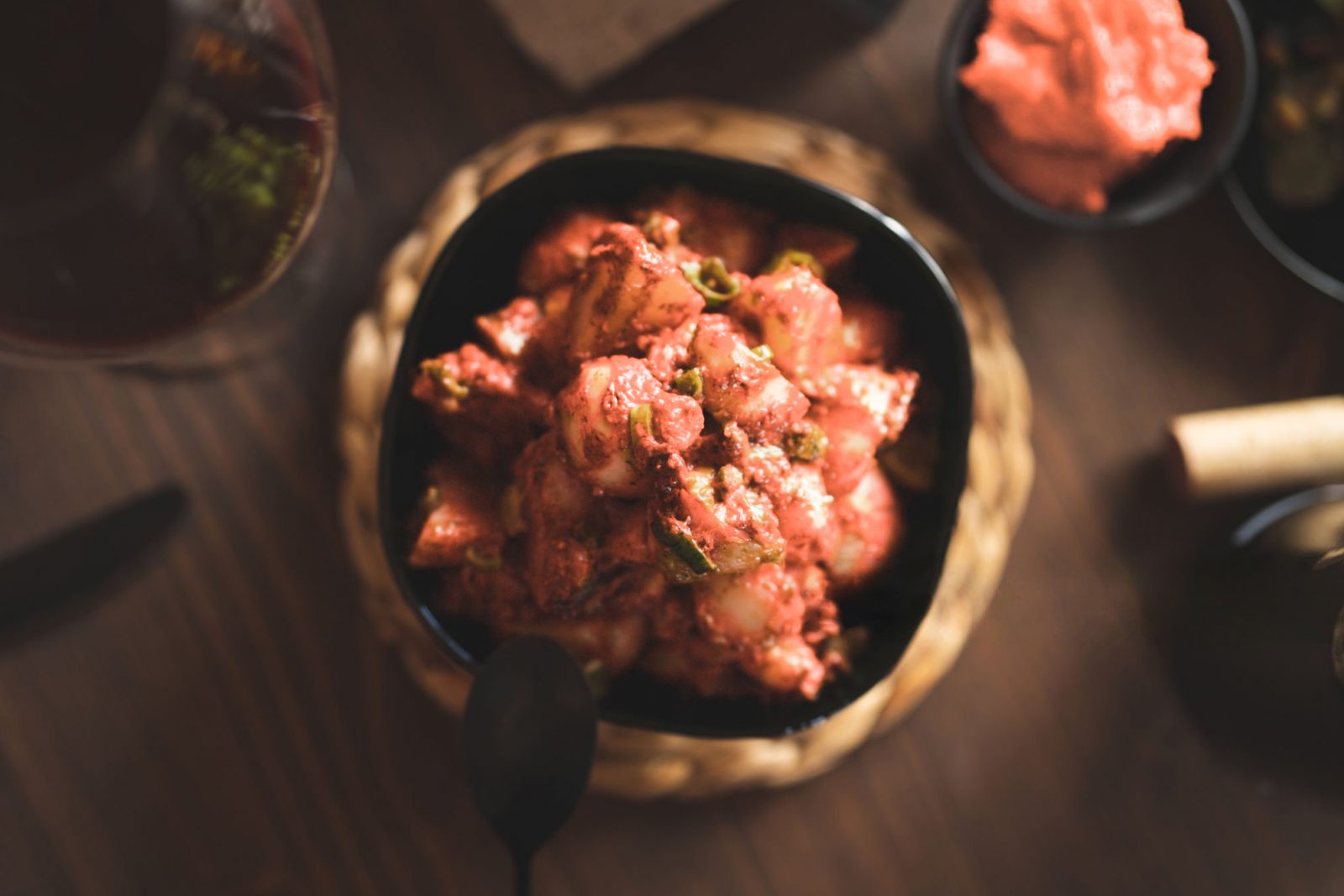 Potato Salad with Gochujang Korean Pepper Ranch