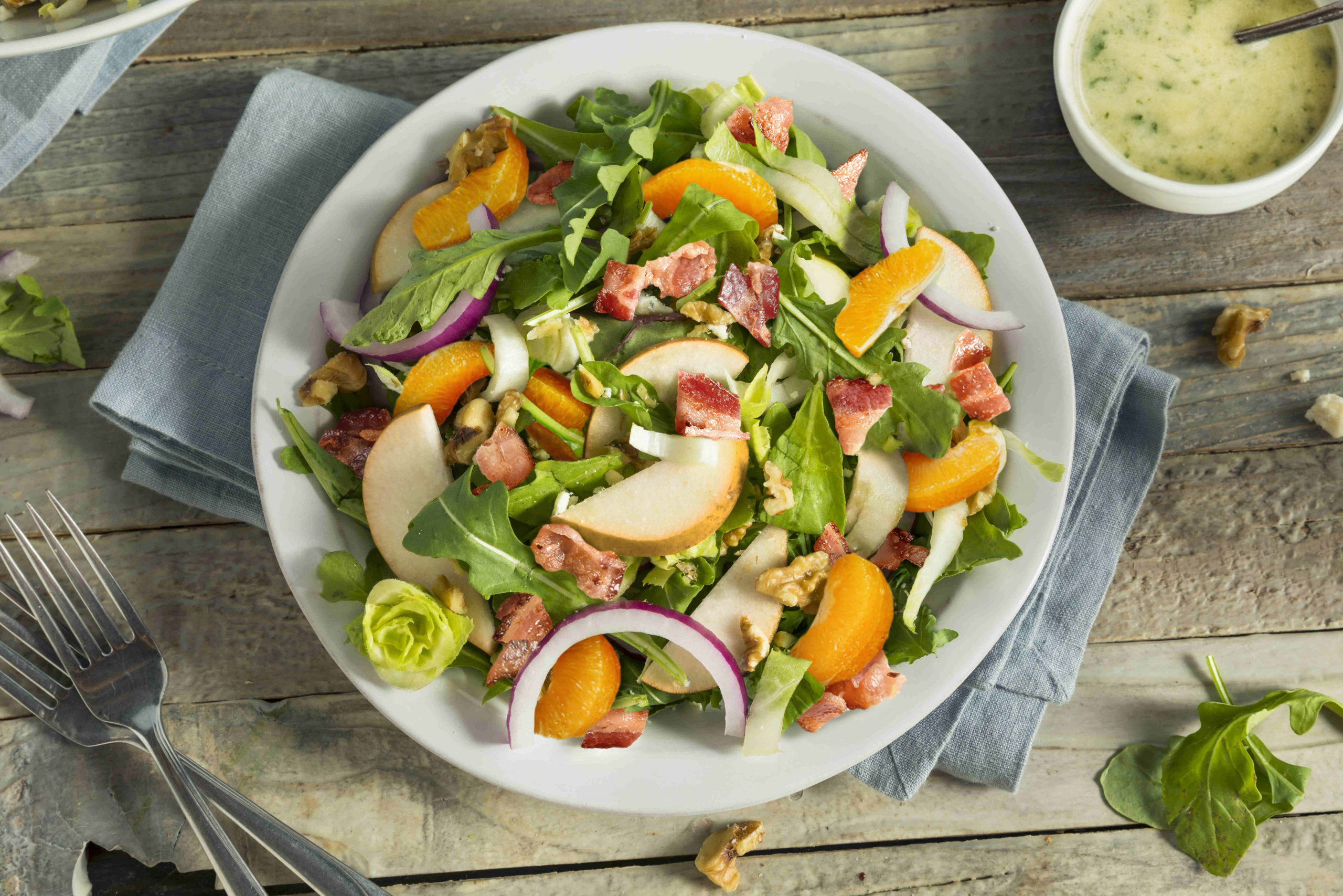 Asian Pear Brussels Sprouts Salad
