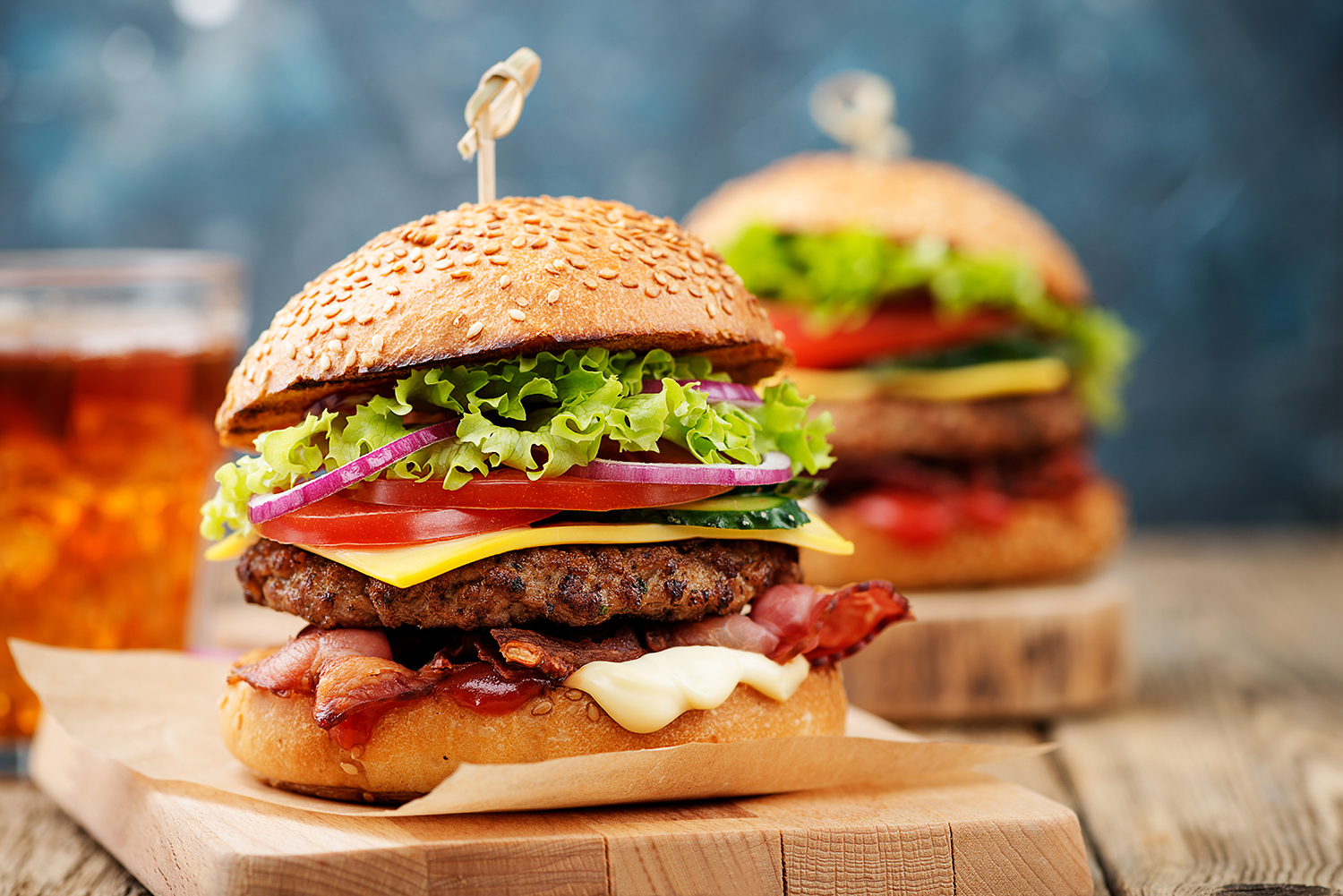 Loaded Bacon and Cheeseburger Slider