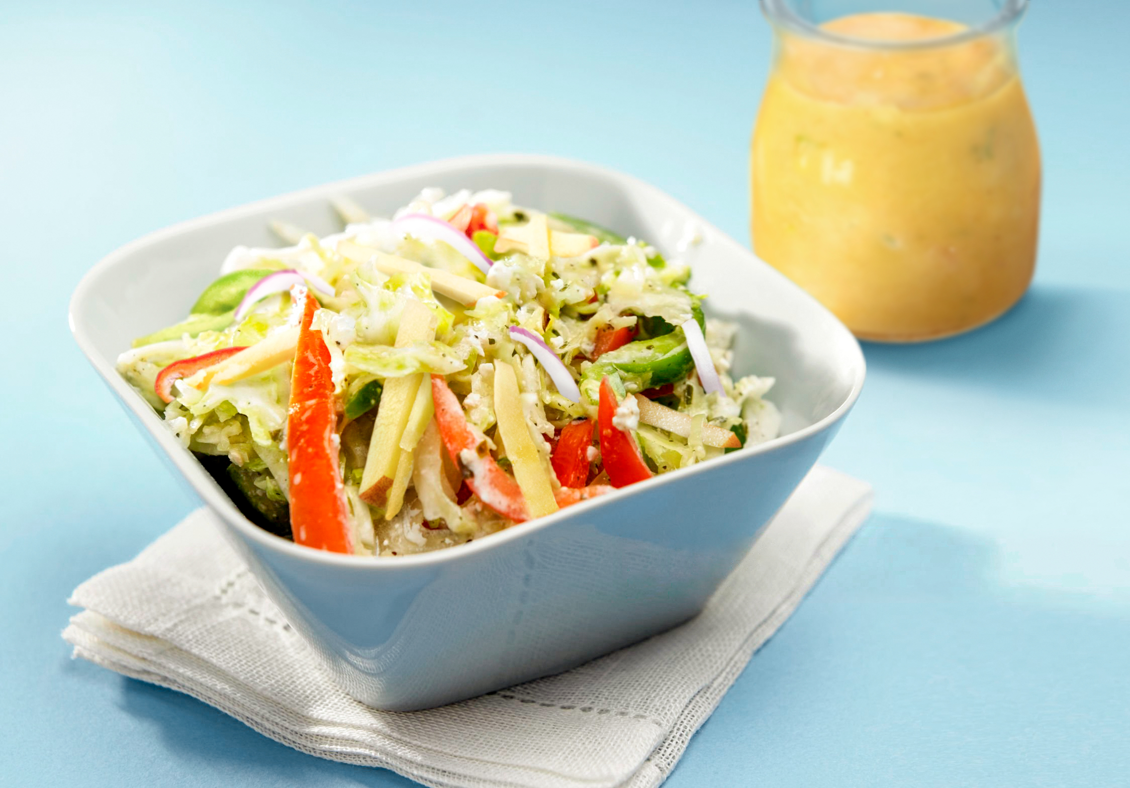 Caribbean Peach Slaw