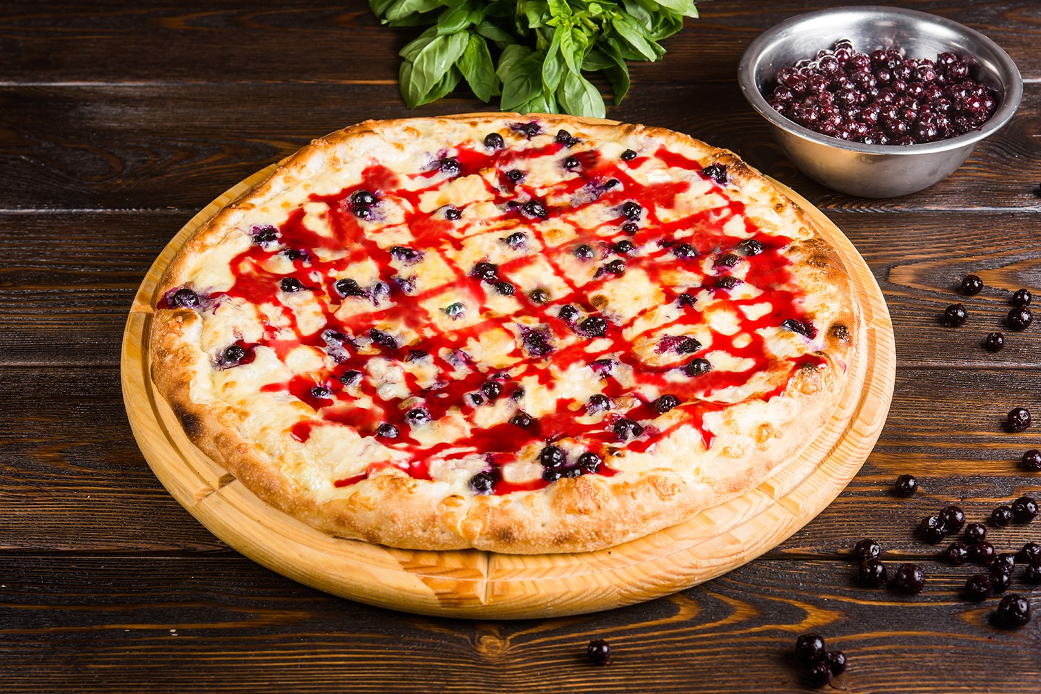 Blueberry Ricotta Pizza