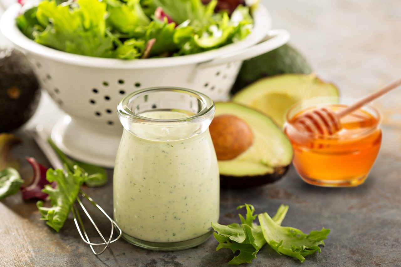 Avocado-Honey Green Goddess Dressing