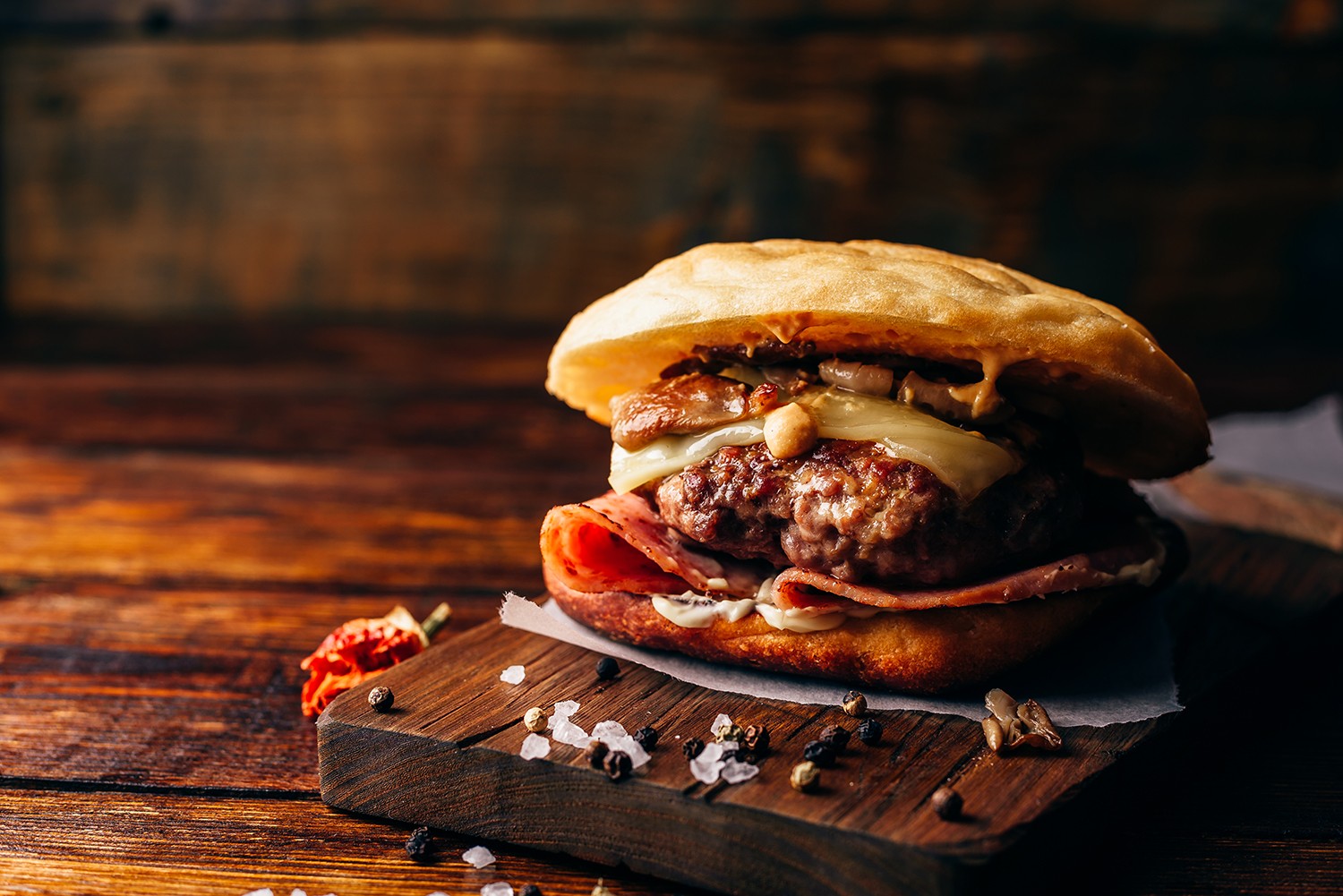 The Burning House Burger