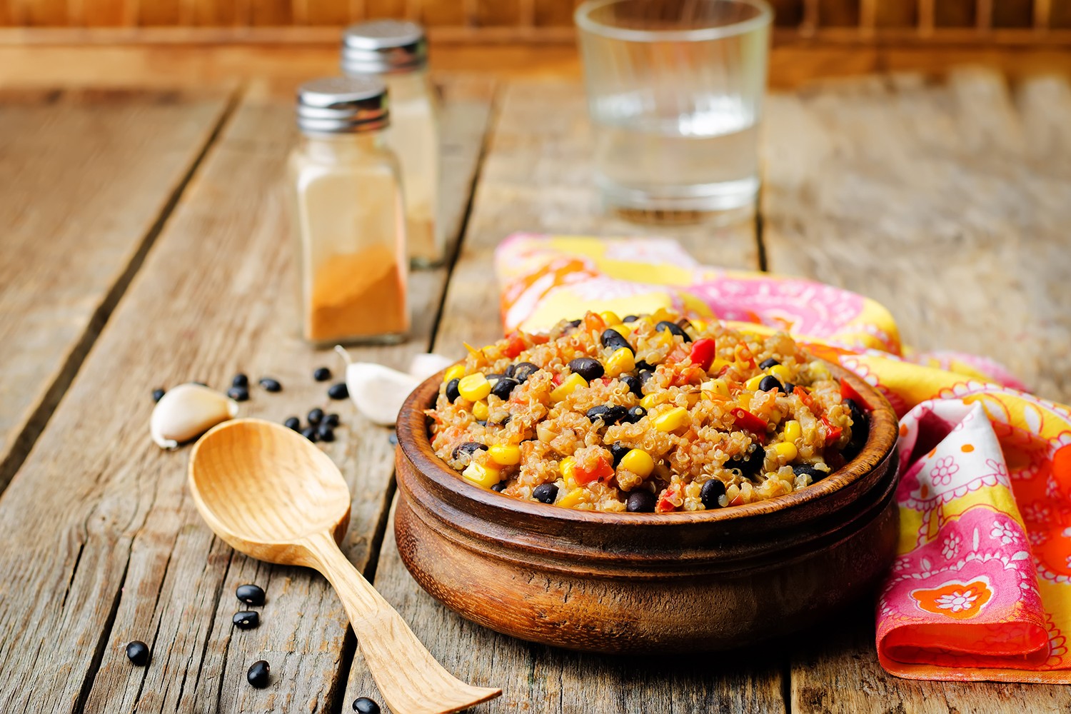 Corn, Black Bean and Quinoa Salad