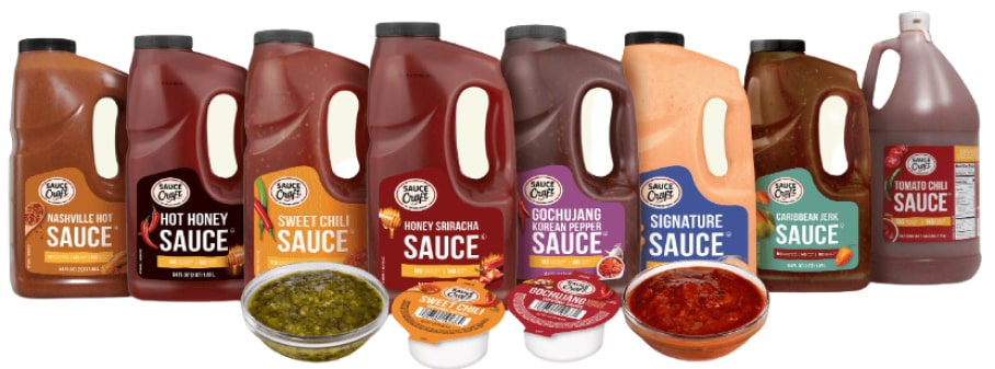 Discover our collection of 28 chef-created sauces – all ready to inspire
