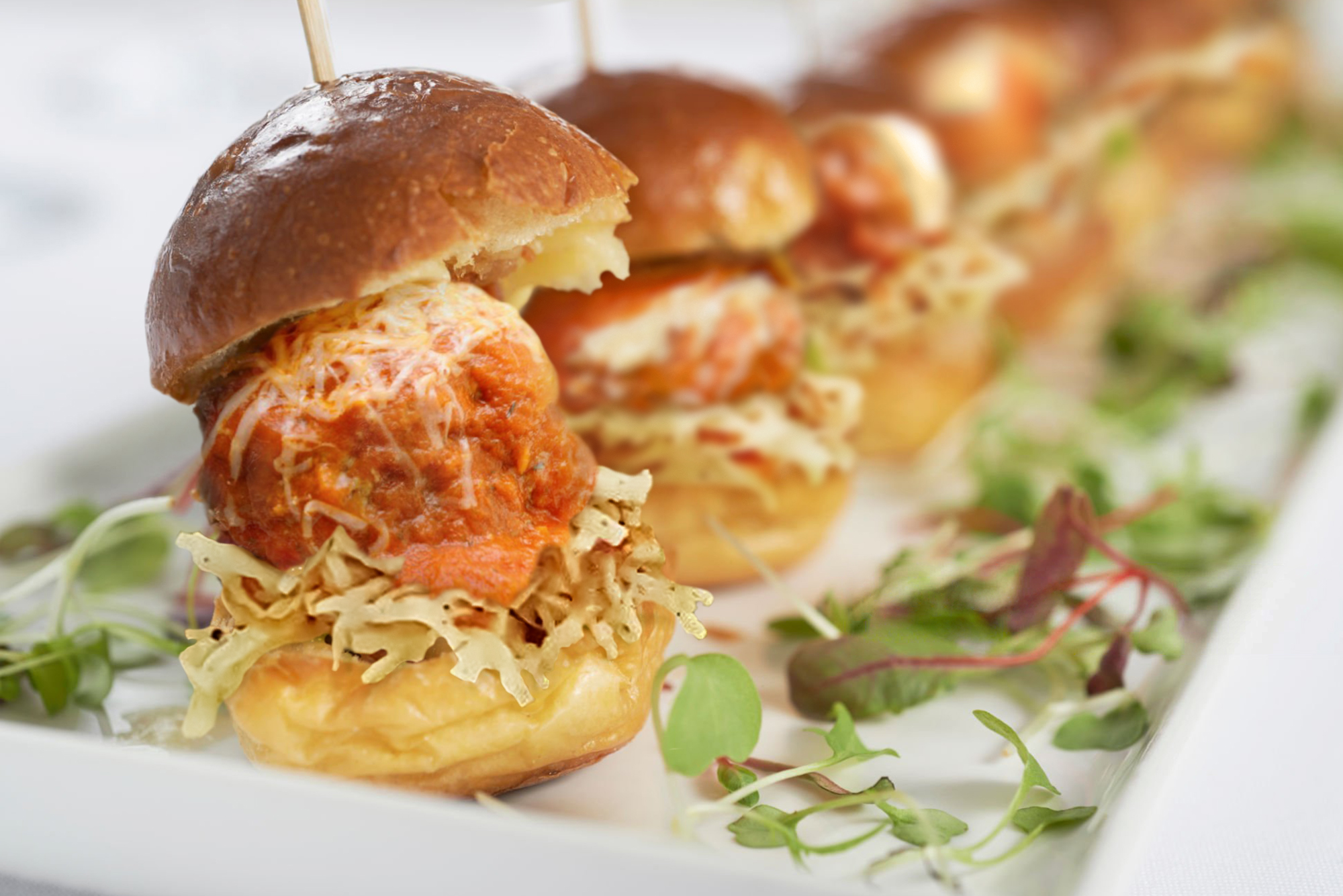 Spicy Rueben Meatball Sandwich - Ventura Foods