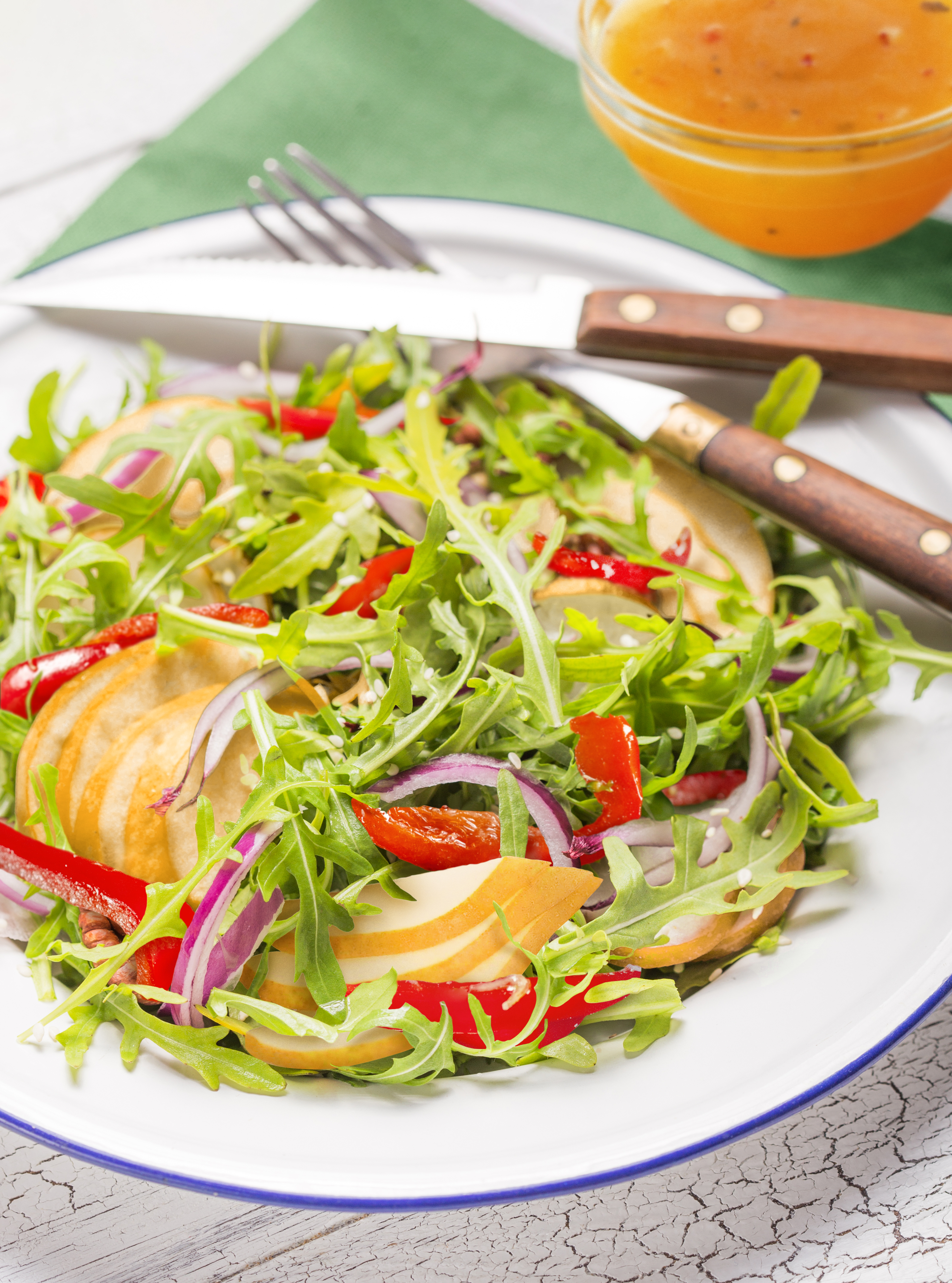 Arugula-Asian Pear Salad - Ventura Foods