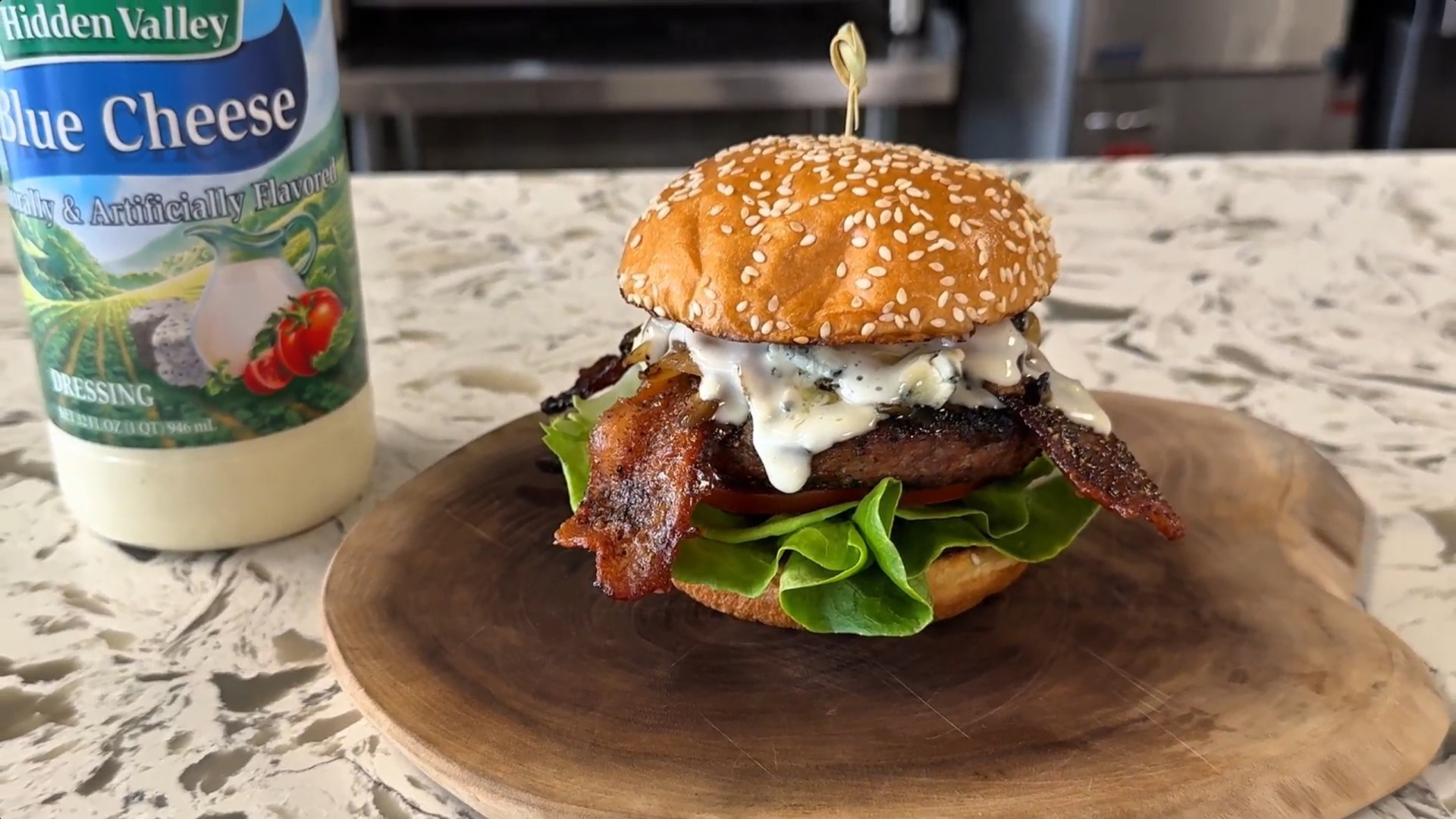 The Black and Blue Steak Burger 