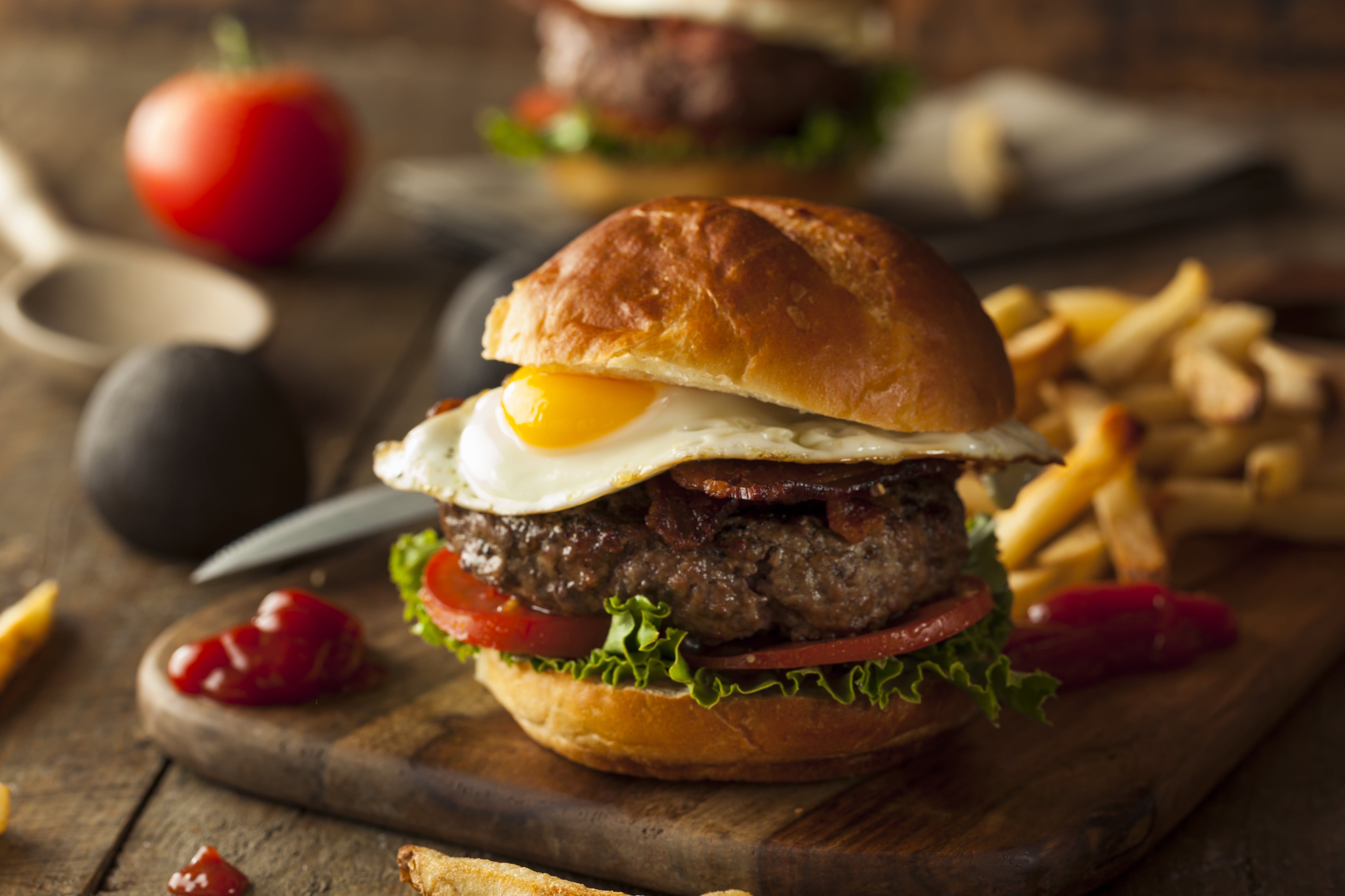 Burger With Egg