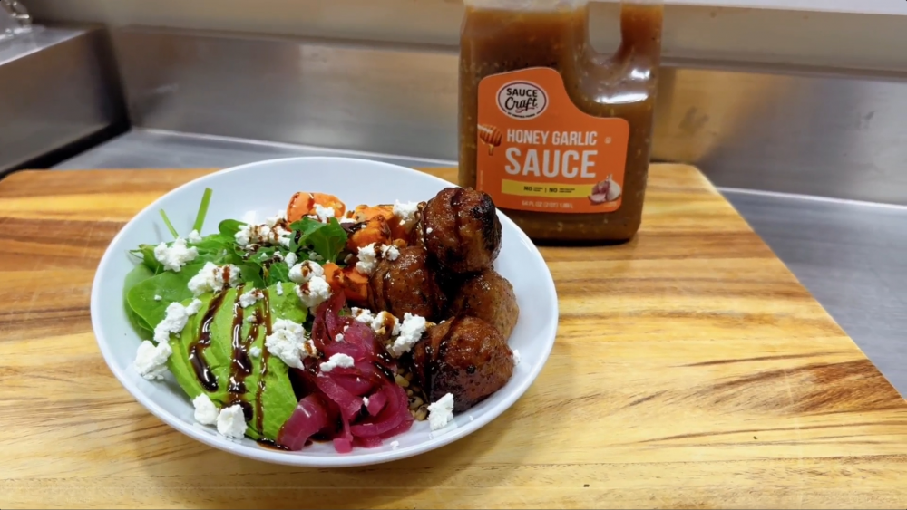 Honey Garlic Protein Power Bowl