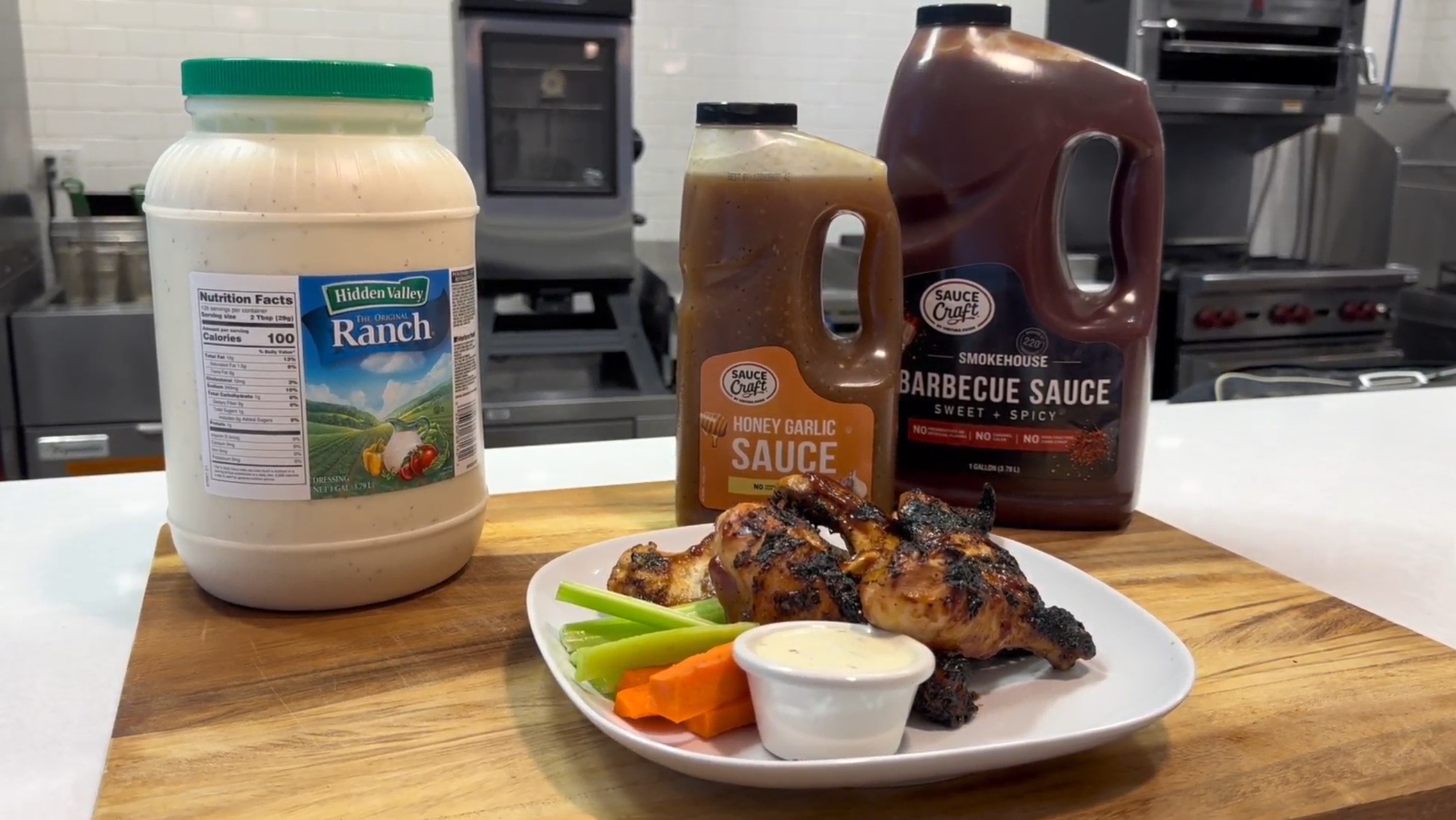 Honey Garlic BBQ Wings