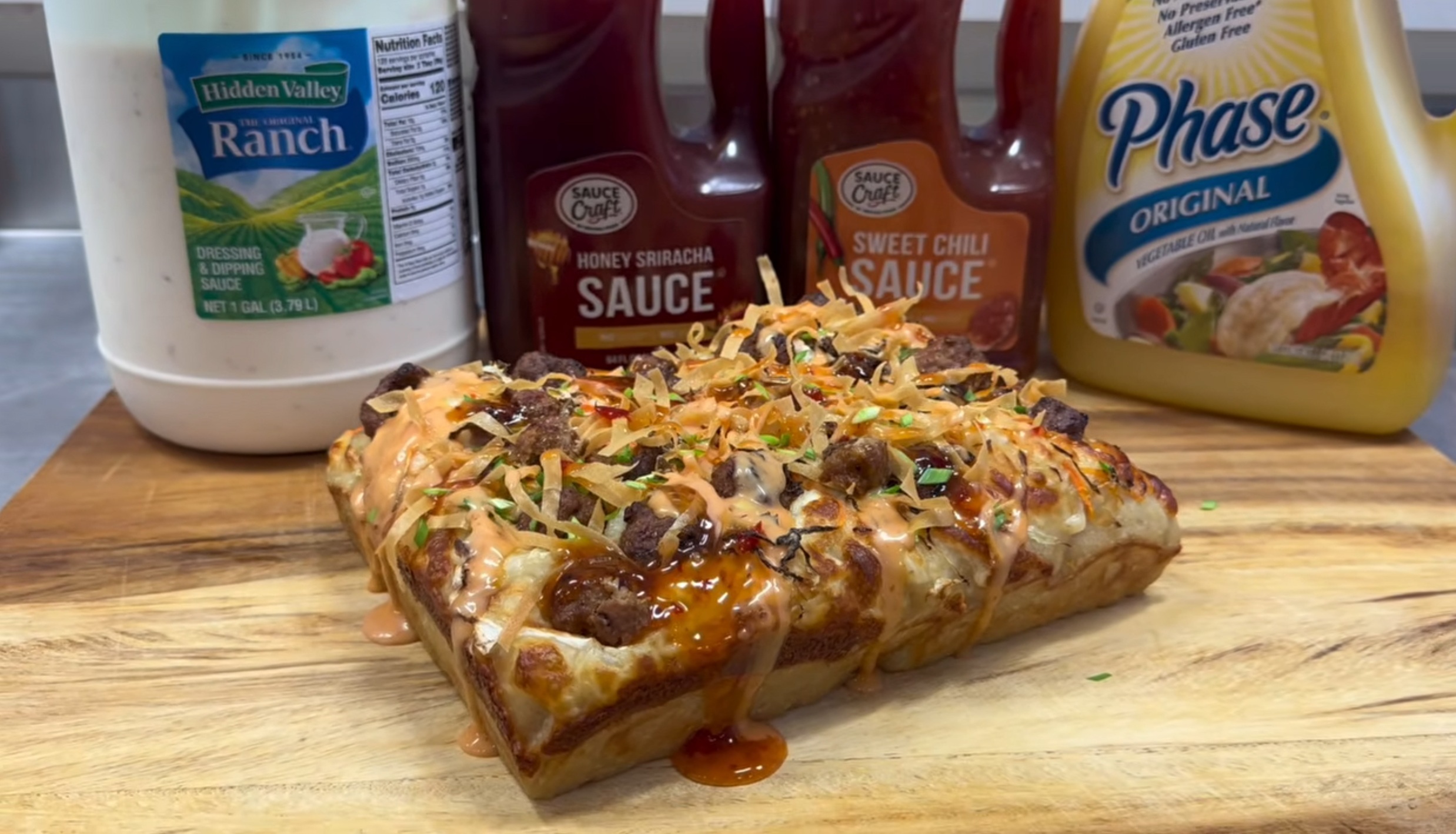 Lumpia Crunch Pizza