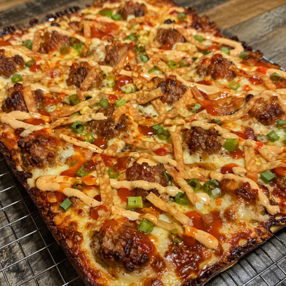 Lumpia Crunch Pizza