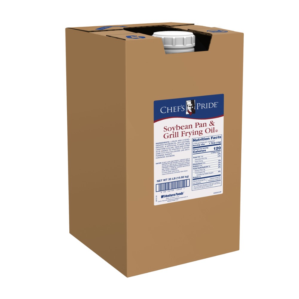 Chef's Pride Soybean Pan & Grill Frying Oil - Ventura Foods