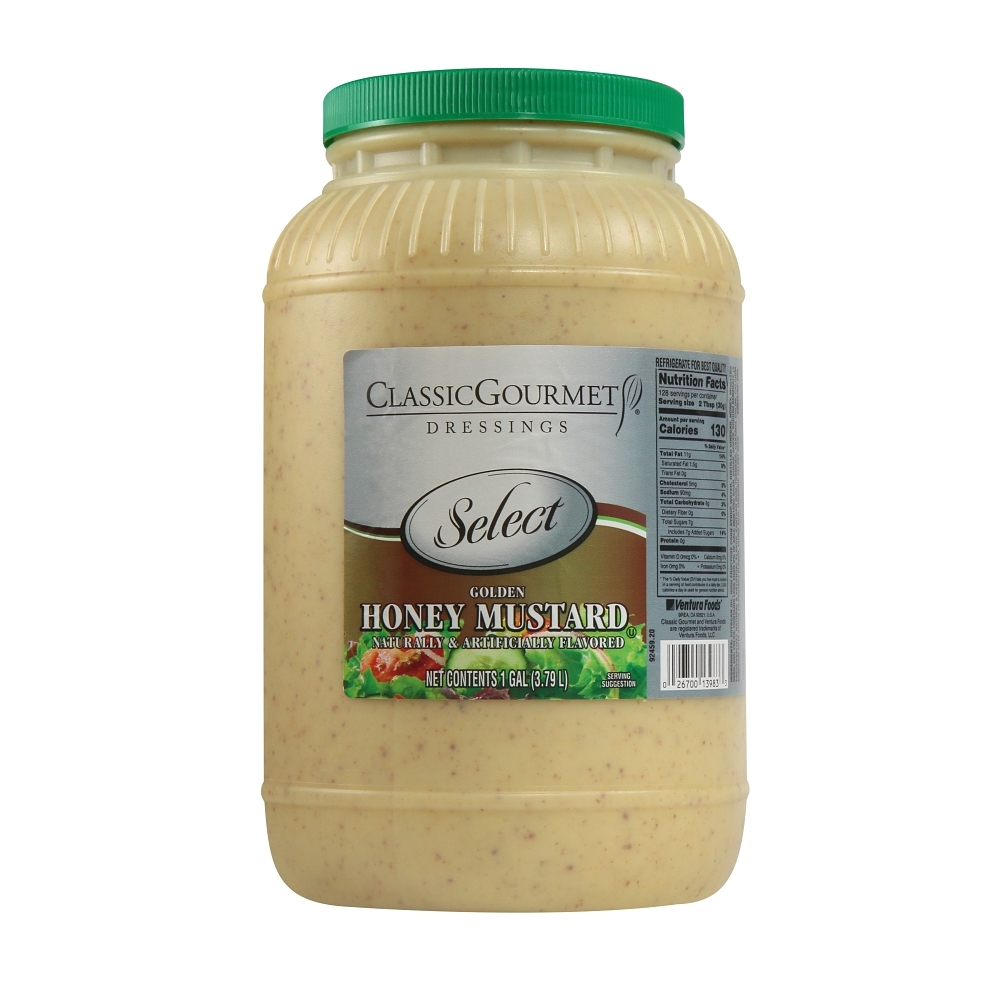 Classic Gourmet® Golden Honey Mustard Dressing (Ref.) - Ventura Foods
