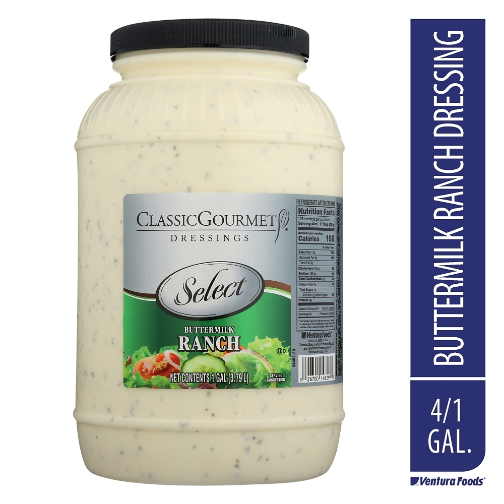 Classic Gourmet® Buttermilk Ranch Dressing w Lemon Juice