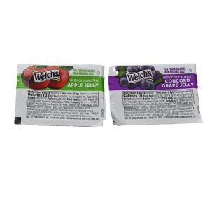 Welch’s Reduced Calorie Grape And Apple Jelly Assortment Cups 200 Count – 12 Gram
