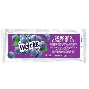 Welch’s B4U Grape Jelly Pouches 200 Count – 0.5 Oz