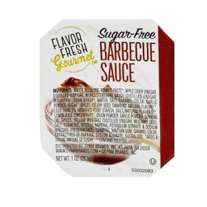 Flavor Fresh™ Gourmet  Sugar Free BBQ Sauce 100 Count – 1 Oz