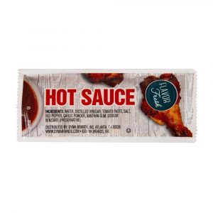 Flavor Fresh™ Hot Sauce Pouch 200 Count – 7 Gr With 128 Barcode