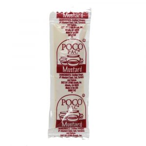 Poco Pac Mustard Pouch 2000 Count – 4.5 Gr