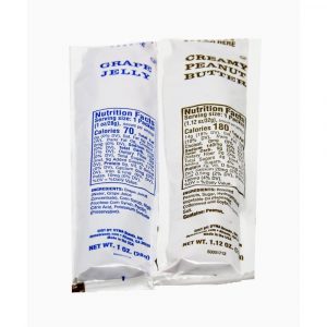 Poco Pac PB&J Pouch 1.12 Oz Peanut Butter, 1 Oz Grape Jelly 200/2.12 Oz