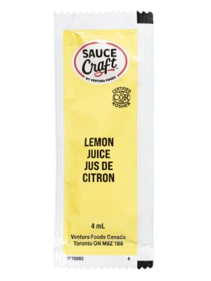 Sauce Craft® Lemon Juice Single Serve Packet