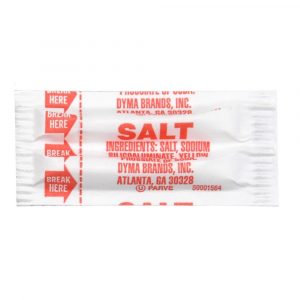 Packet Brand 2-Flute Non-Iodized Salt Packets 3/1000/0.75 G