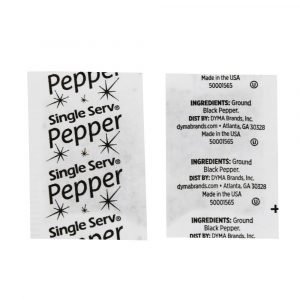 Chef’s Seasoning  Flat Pepper Packets 3000/0.18 G