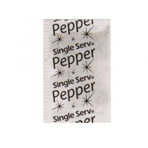 Single Serv Flat Pepper Packets 3000/0.1 G