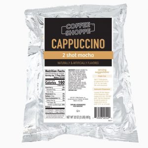 Coffee Shoppe™   Two-Shot Mocha Cappuccino 6 Count – 2 LBS