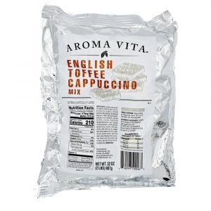 Aroma Vita™  English Toffee Cappuccino 6 Count – 2 Lb