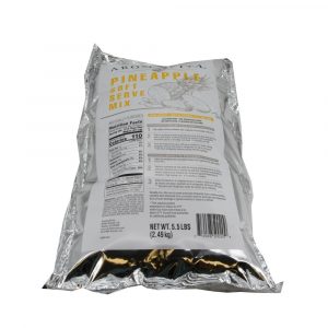 Aroma Vita™Non-Dairy Pineapple Soft Serve 4 Count – 5.5 LBS