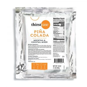 Thirst Ease Pina Colada Cocktail/Mocktail Mix 12 Count – 1 LB